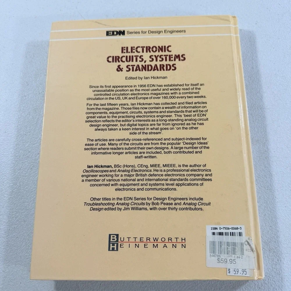 EDN Electronic Circuits, Systems and Standards Hardcover Ian Hickman 1991‎